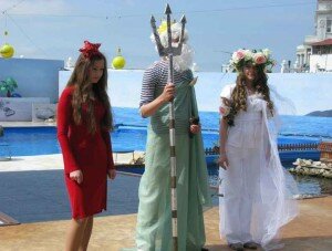 Благотворительное представление состоялось в Севастопольском дельфинарии в Артбухте